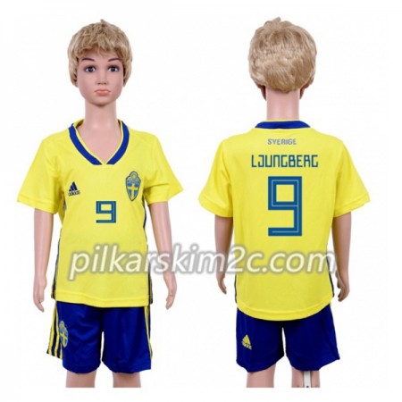 Koszulka Szwecja Ljungberg 9 Dziecięca Główna Mistrzostwa Świata 2018 - Koszulki Piłkarskie